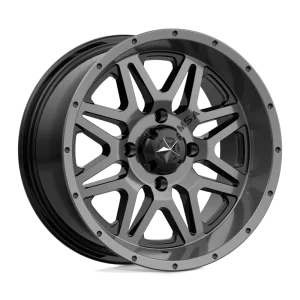 MSA Offroad Wheels – M26 VIBE – Gunmetal – 14″x7″ 0mm – All weather Wheels – M26-04710
